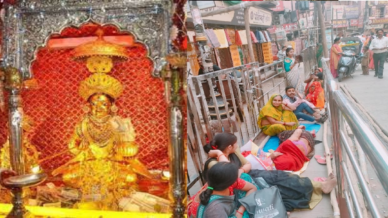 Devotees queued up 24 hours in advance for the golden Annapurna, will get the treasure.