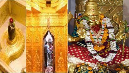 तस्वीरों में स्वर्णमयी काशी के दर्शन: विश्वनाथ में लगा है 940 किलो सोना, कहीं खजाना बांटती हैं मां अन्नपूर्णा gold temples and statues of Varanasi 940 kg gold is installed in Vishwanath, the golden statue ofAnnapurna