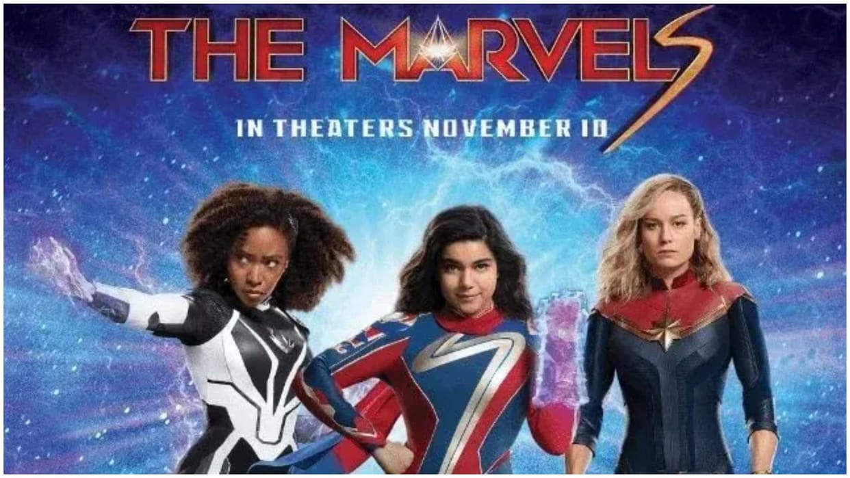 The Marvels Movie Review in Hindi by Pankaj Shukla Brie Larsaon Teyonah Parris Iman Vellani Zawe Ashton Nia