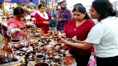 Dhanteras 2023 Expectation of Rs 300 crore Market decorated in Gorakhpur today special