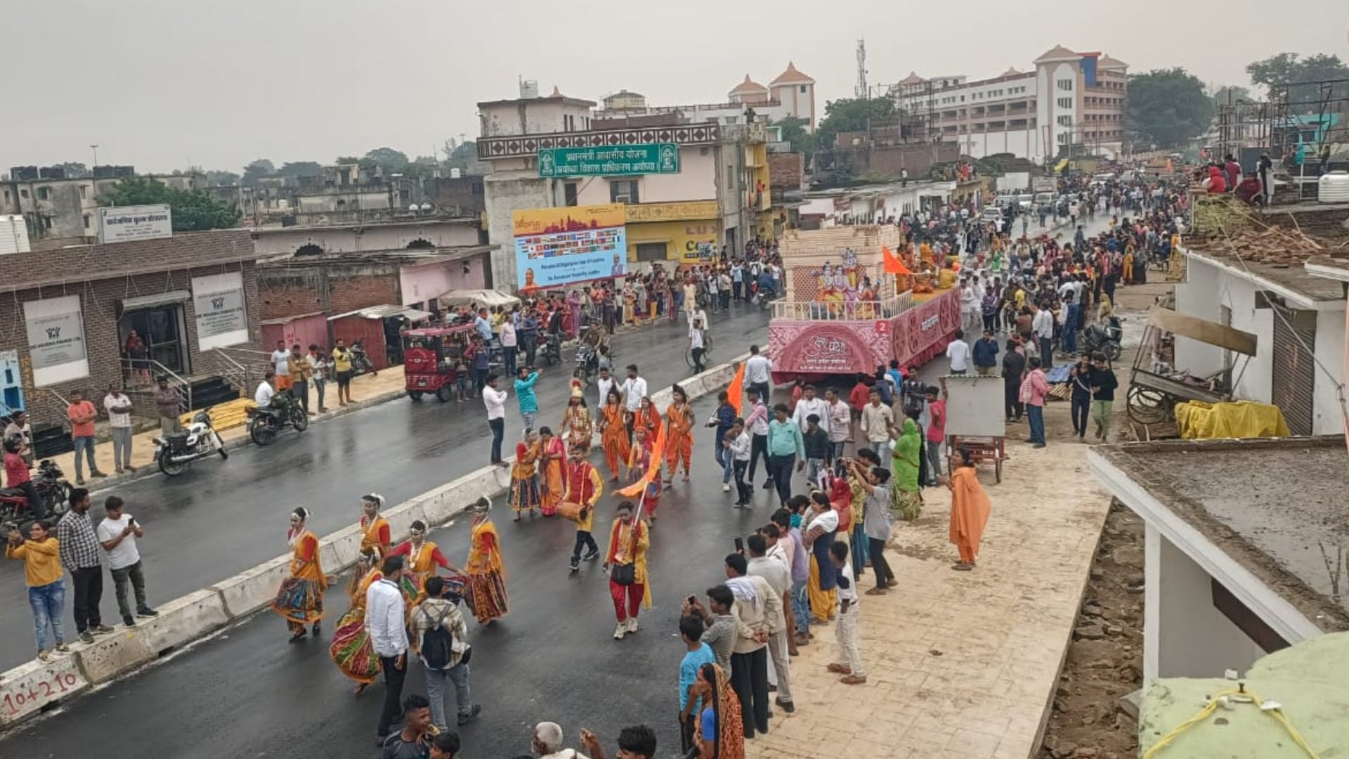 Pics of Shri Ram Rajyabhishek yatra in Ayodhya.