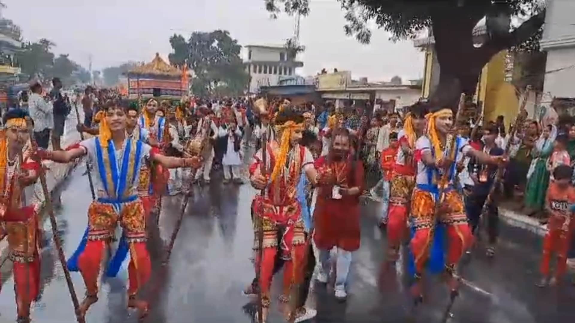 Pics of Shri Ram Rajyabhishek yatra in Ayodhya.