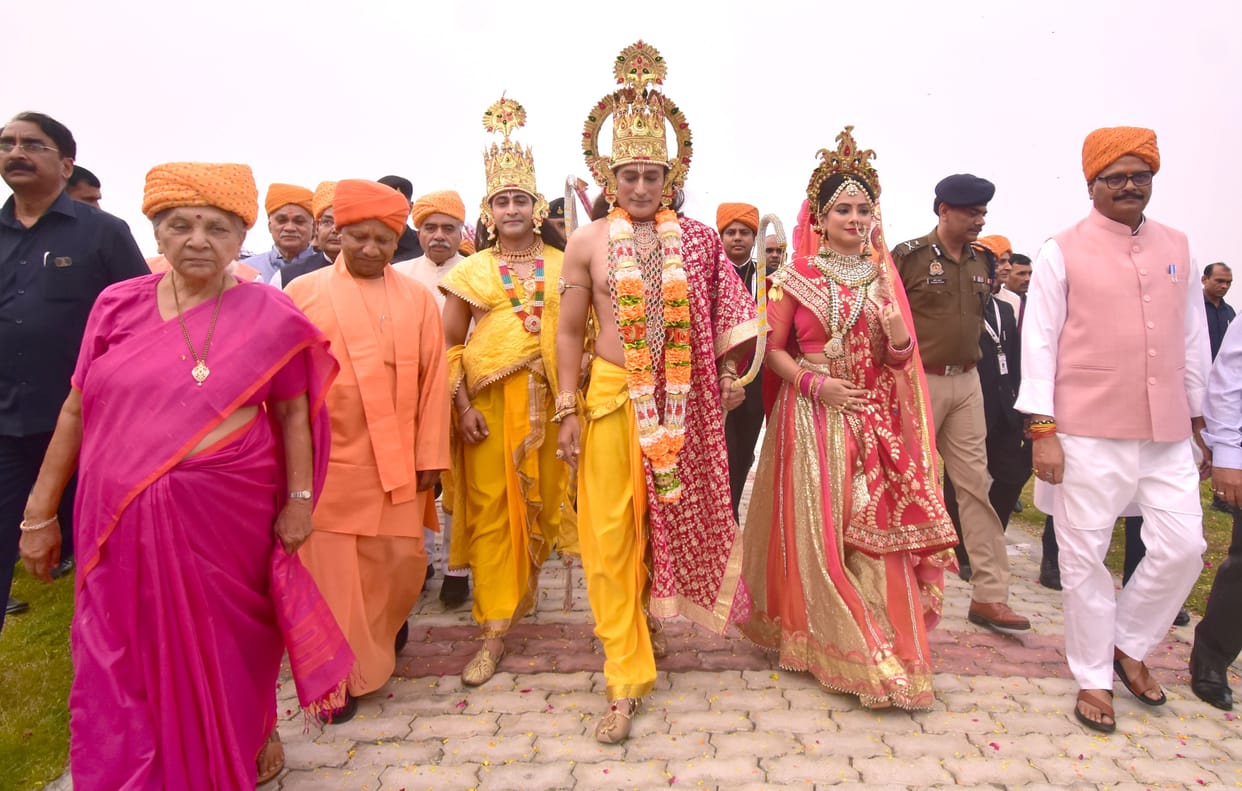 Ayodhya: After coronation of Ram, CM Yogi said - Ram's city is shining with Rs 30 thousand crores