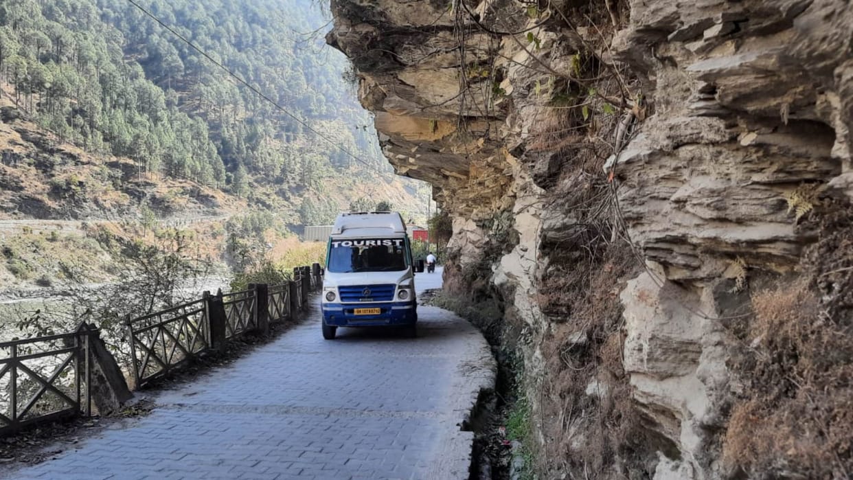 Chardham Road Project Widening of Gangotri Highway road will be 12 meters wide Chungi Badethi Bhairon Ghati