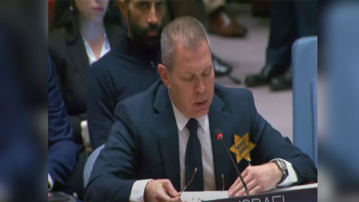 Israel envoy shreds UNSC for failing to condemn Hamas attacks on civilians