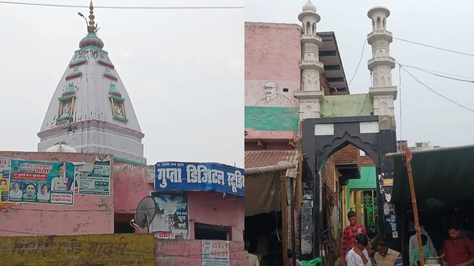 two brothers became an example of communal unity In Mathura one built mosque and other temple