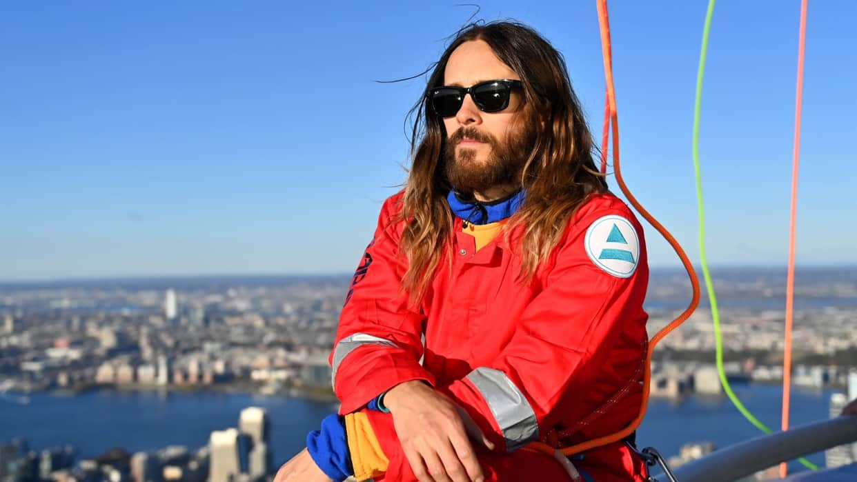 Musician Jared Leto did a dangerous stunt video of climbing a 102 storey building went viral