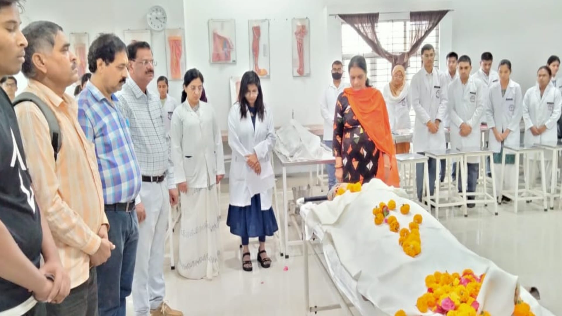 महिला का हुआ देहदान