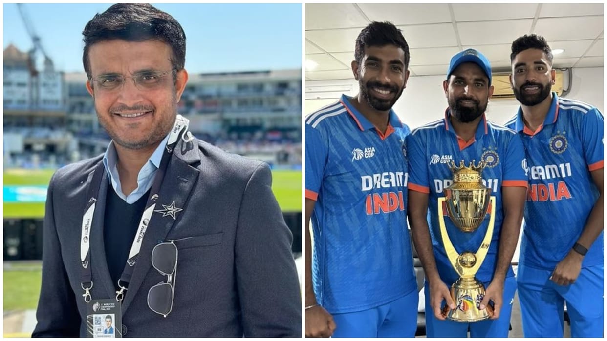 ODI World Cup: 'Not best bowling attack..', Sourav Ganguly big statement on trio of Bumrah, Shami and Siraj