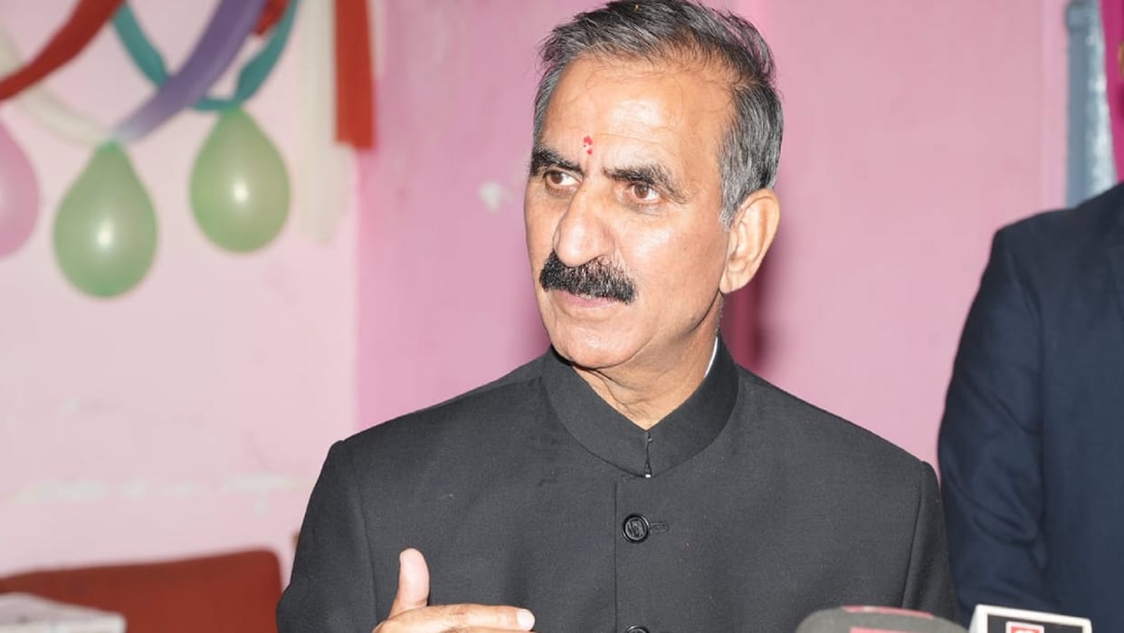 Chief Minister Sukhwinder Singh Sukhu celebrated Diwali with children at Tutikandi Balika Ashram