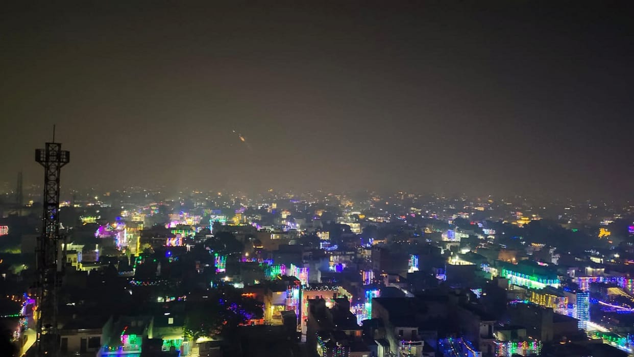Diwali celebrations in Lucknow Along with the worship of Ganesh Lakshmi Bahikhata and Basna