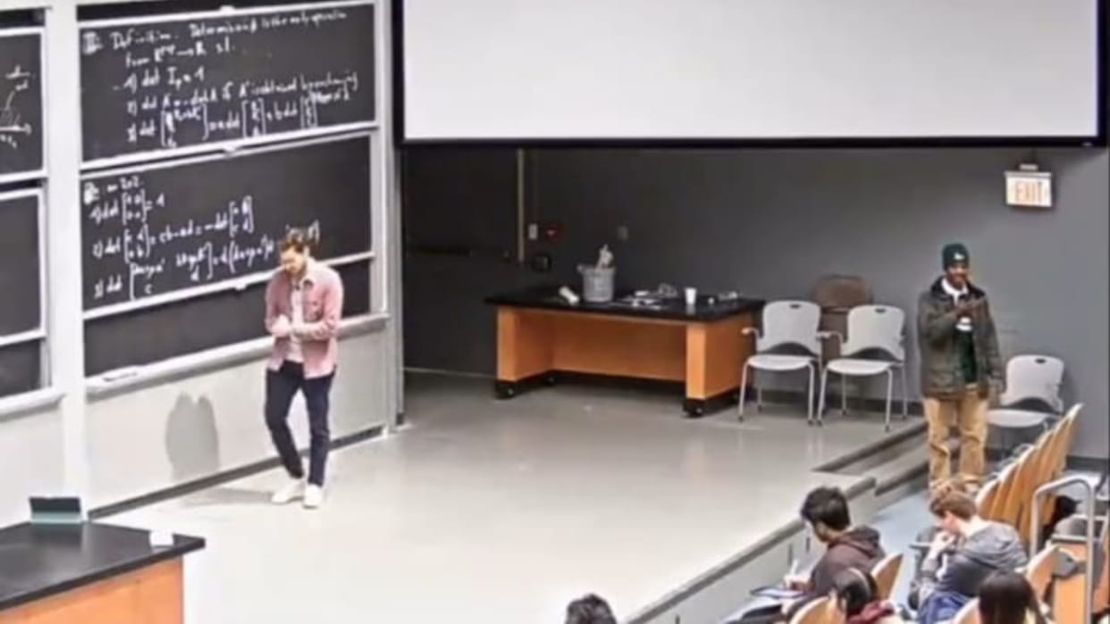 Israel-Hamas War: MIT student in America disrupts class to support Palestine