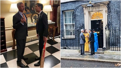 Jaishankar Kyoko called on UK PM Rishi Sunak and his wife Akshata Murty at 10 Downing Street on Diwali