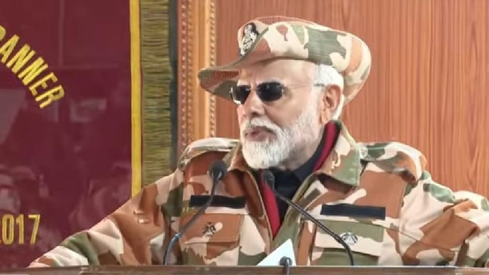 PM Narendra Modi celebrated Diwali with soldiers in Lepcha Himachal Pradesh