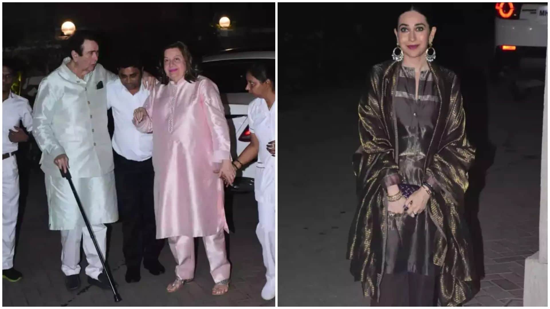Alia Bhatt Ranbir Kapoor Arjun Kapoor Sara Ali khan grace at Kareena Kapoor Saif Ali Khan Diwali bash see Pics
