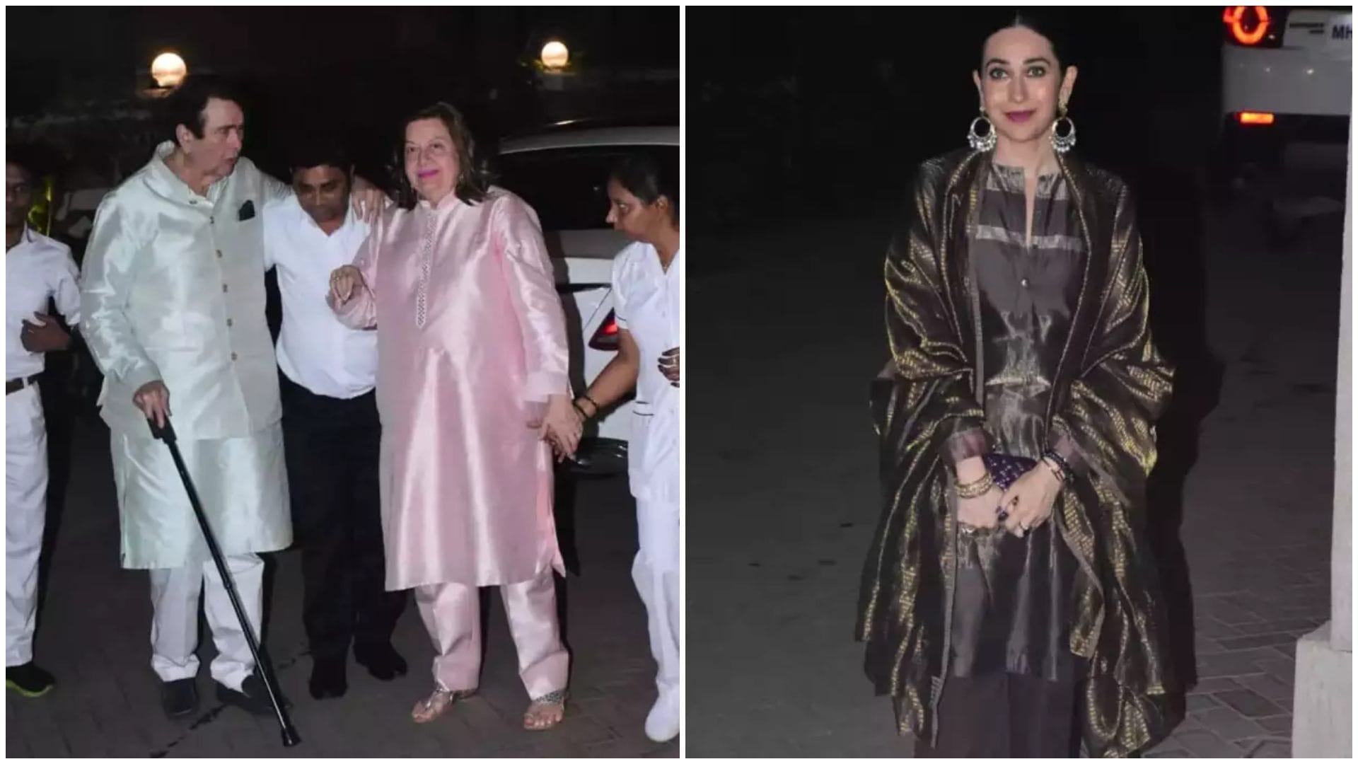 Alia Bhatt Ranbir Kapoor Arjun Kapoor Sara Ali khan grace at Kareena Kapoor Saif Ali Khan Diwali bash see Pics