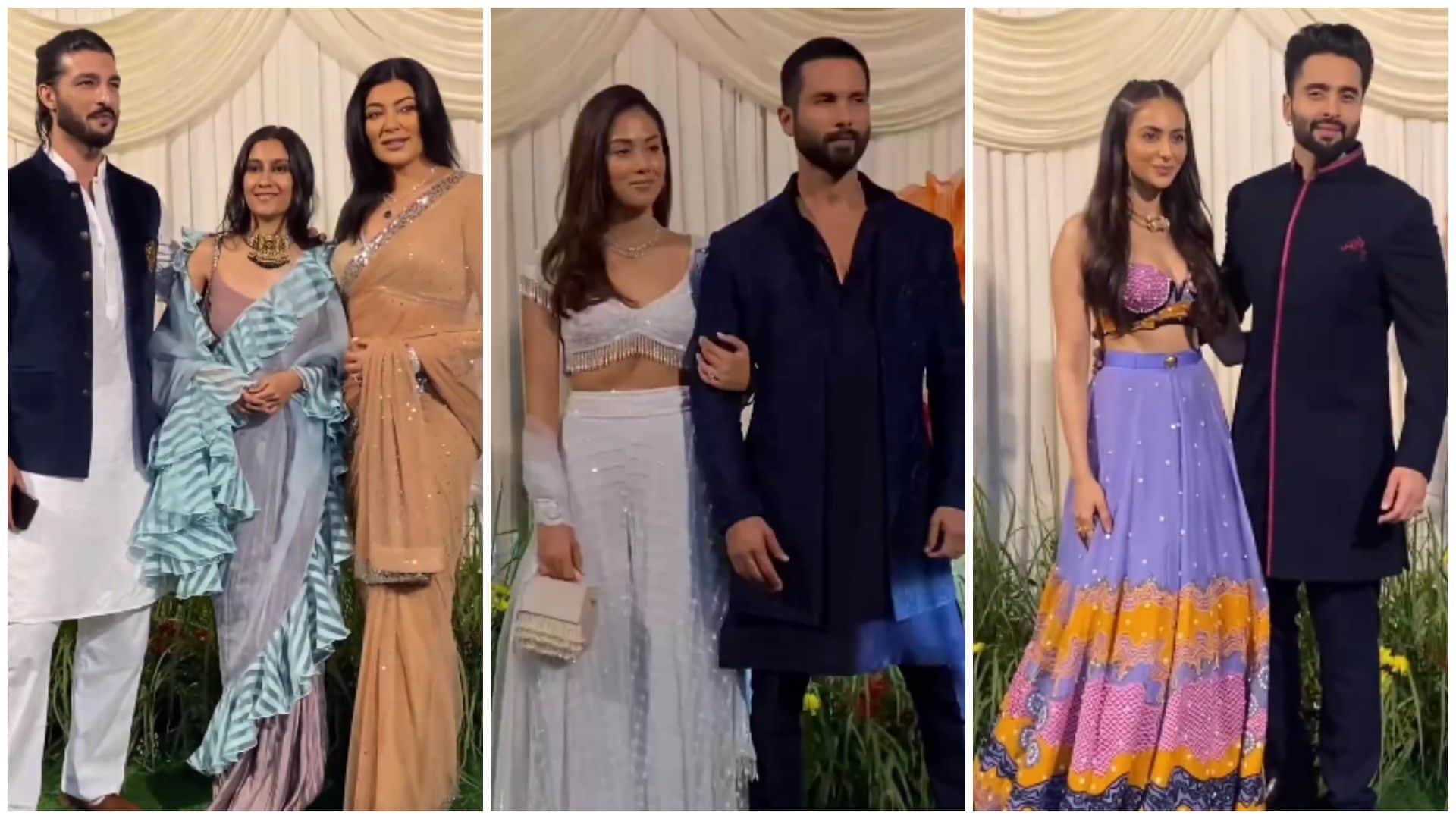 Shahid Kapoor Shraddha Kapoor Sushmita Sen Rasha Thadani and others grace Shilpa Shetty Diwali bash