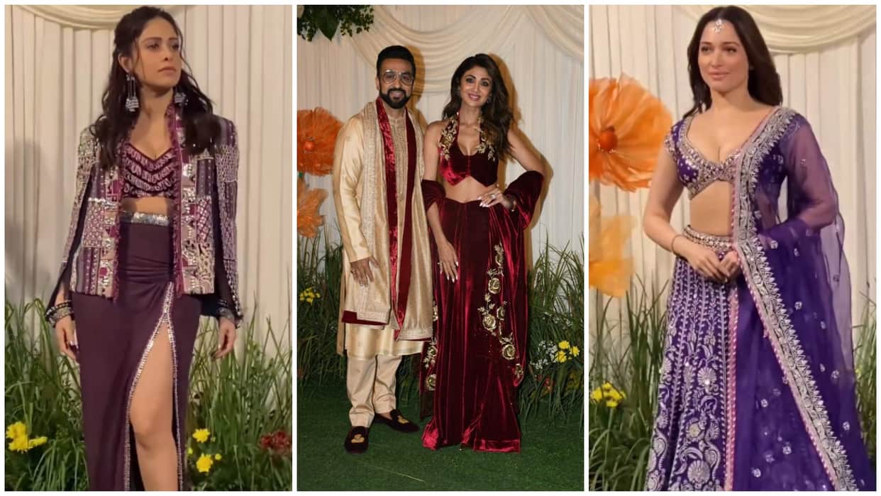 Shahid Kapoor Shraddha Kapoor Sushmita Sen Rasha Thadani and others grace Shilpa Shetty Diwali bash