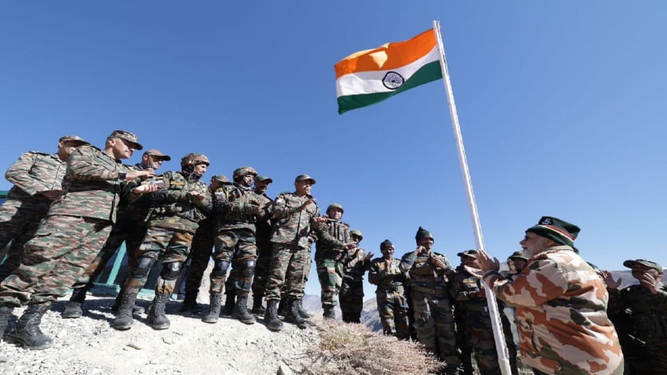 PM Narendra Modi celebrated Diwali with soldiers in Lepcha photos