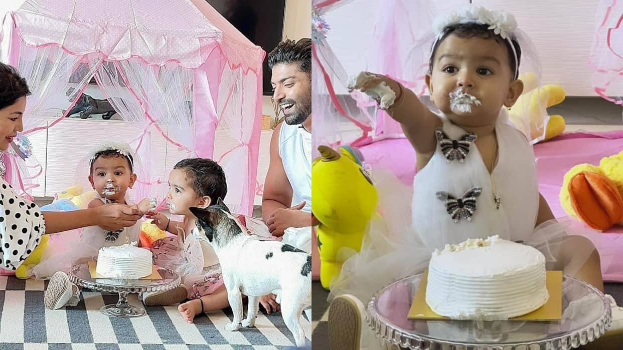 Debina Bonnerjee and gurmeet choudhary celebrates first birthday of daughter divisha see inside pictures