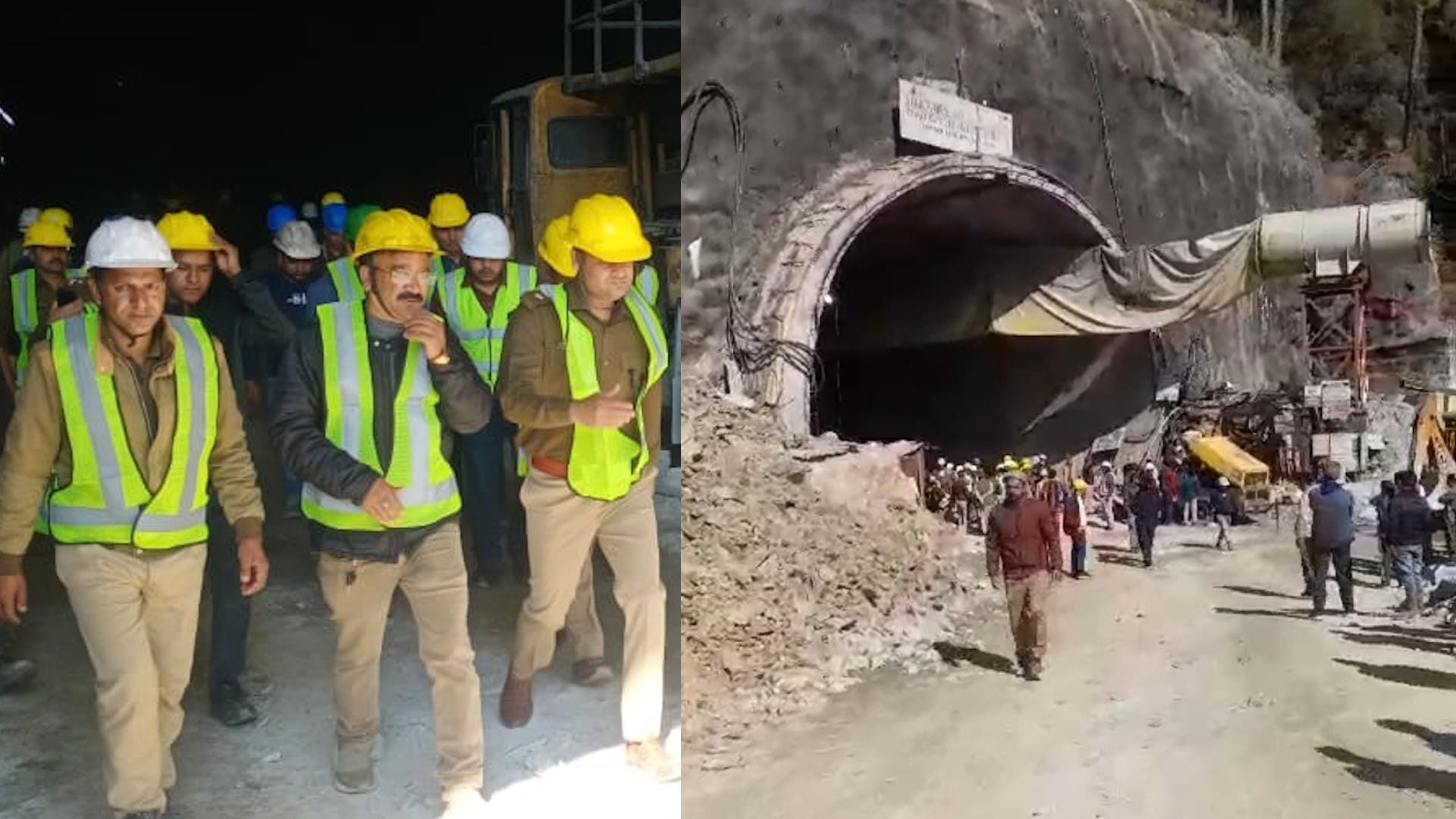Uttarkashi Tunnel Collapse Landslide Talked to workers trapped in tunnel through walkie-talkie all safe