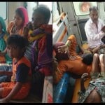 हसनपुर में झुलसे बच्चे
