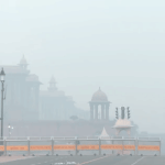 कर्तव्य पथ पर दिखी स्मॉग