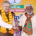 प्रत्याशी के समर्थन में डॉ. रमन सिंह ने की रैली