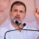 राहुल गांधी ने चुनावी सभा में भाजपा पर जमकर हमला बोला।