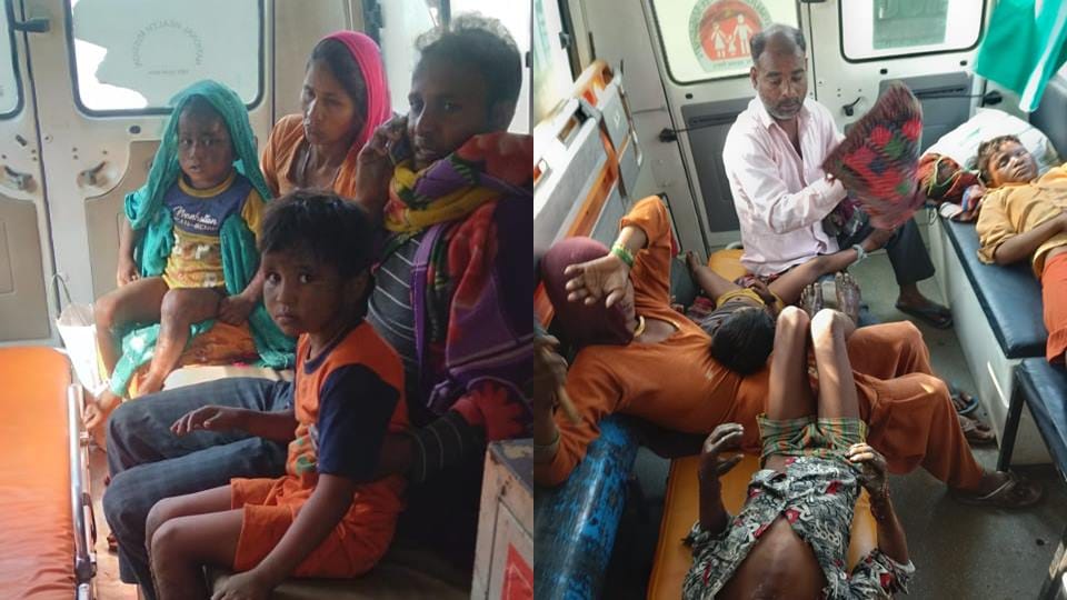 Amroha: Accident while burning firecrackers Hasanpur, five children got burnt, treatment going on