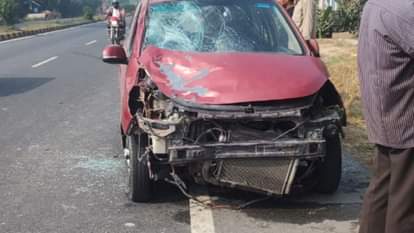 बस्ती में सड़क हादसा।