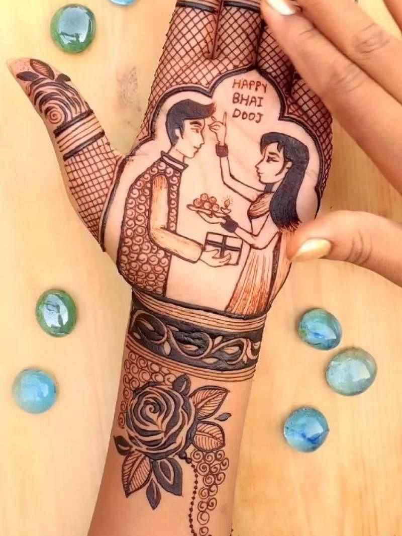 Brother Sister Tattoo Designs | RakshaBandhan 2020 Special Mehndi Tattoos :  Amazon.in: Beauty
