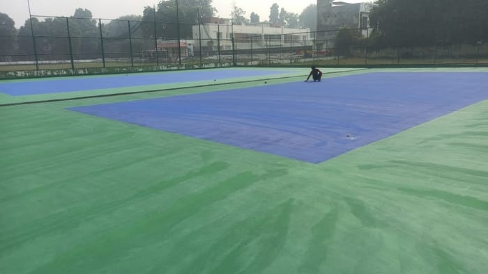 AMU synthetic tennis court built with Rs 36 lakhs did not last 36 months
