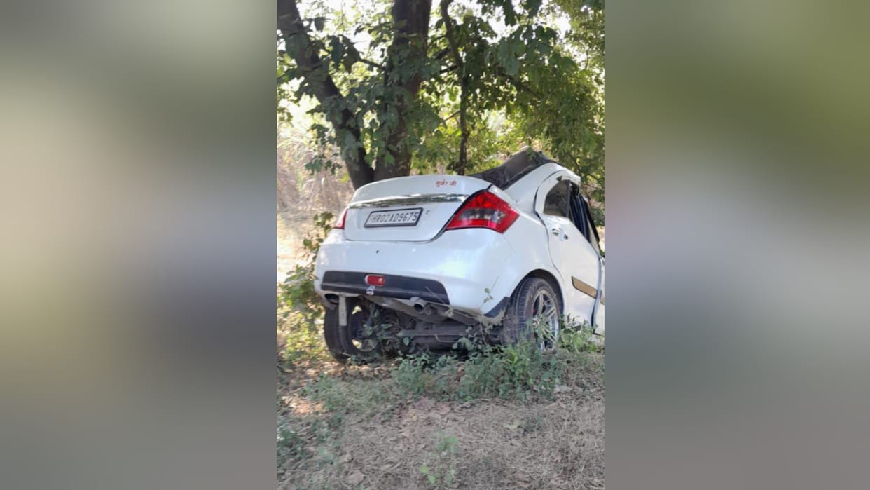 MTech student dies in car accident on Diwali in Saharanpur and atmosphere of grief in family