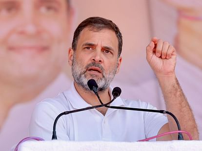 MP election: Rahul Gandhi addressed the election rally, targeted BJP