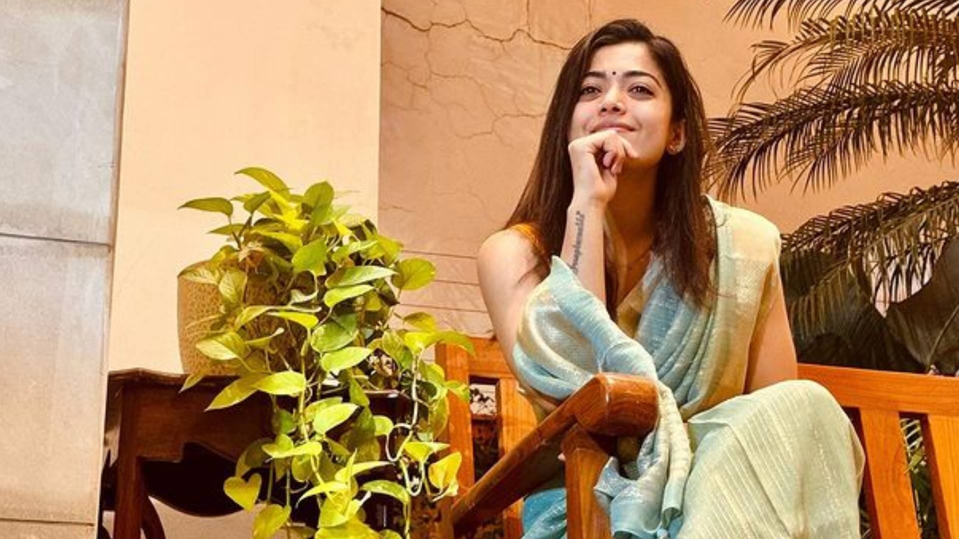 Rashmika Mandanna birthday Allu Arjun starrer Pushpa 2 The Rule makers intriguing poster of Srivalli see here