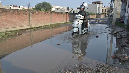 roads could not become pothole free in Bareilly till Diwali
