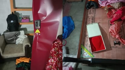 Thieves stole jewelery and cash worth lakhs of rupees in Bareilly