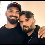 सुनील शेट्टी और केएल राहुल