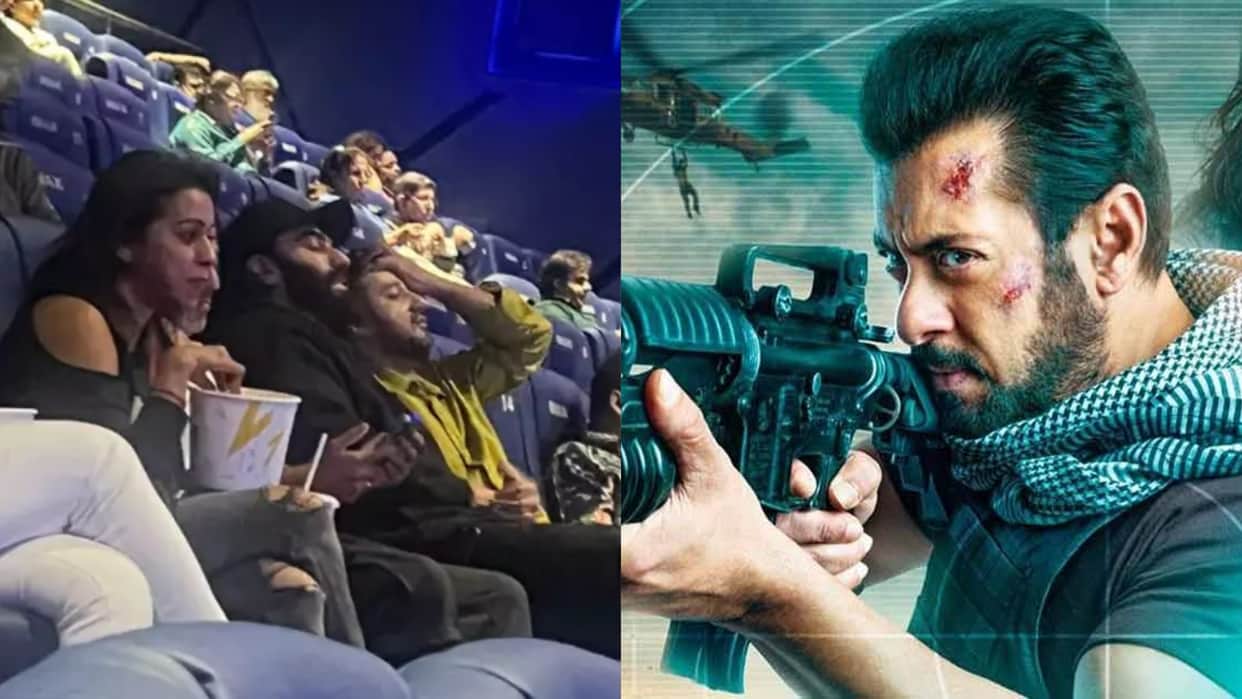 the lady killer actor arjun kapoor watched salman khan and katrina kaif film tiger 3 in theater