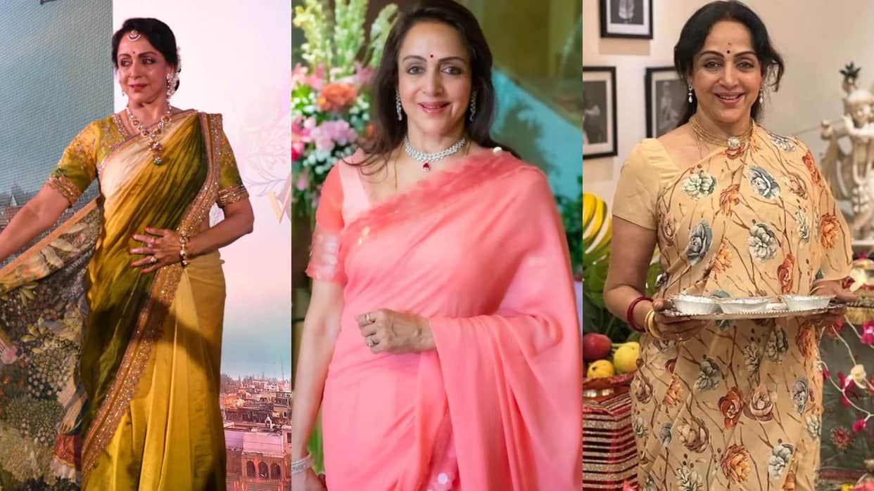 Chhath Puja 2023 hema malini saree collection for chhath puja