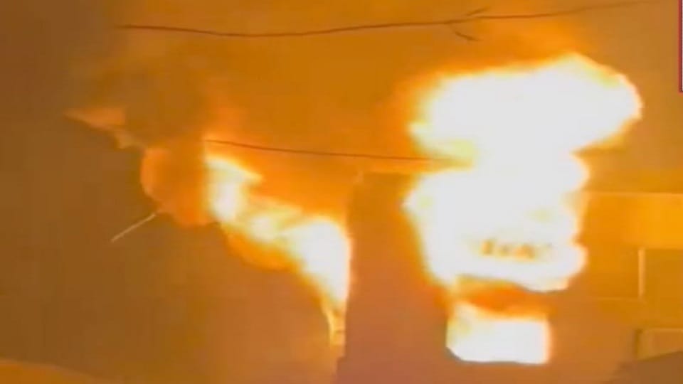 Fire breaks out in two storey general store in Kurukshetra