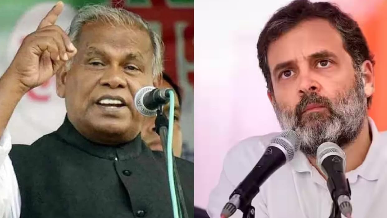 silence protest by Jitan Ram Manjhi, manjhi warns Rahul Gandhi from Bihar CM Nitish Kumar why