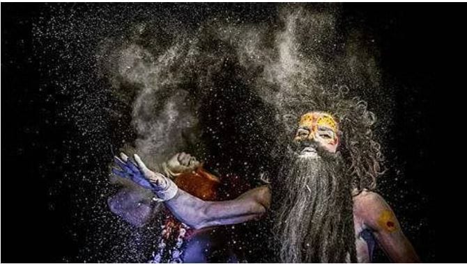 Worship of Mashan Nath with 11 khappar liquor for Tantric Siddhis, sadhana continued all night long