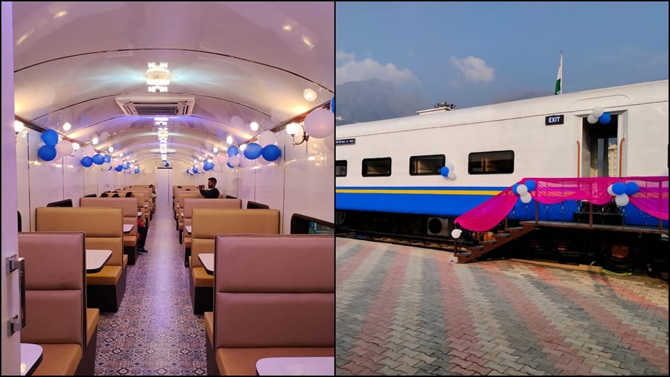 Rail Coach Restaurant started in Katra to wait at Jammu Tawi railway station