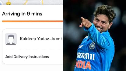 Fan asks Kuldeep yadav about online delivery indian cricketer gave funny reply asked what did you ordered