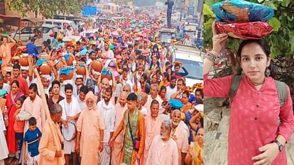 lakhs of devotees circumambulated Govardhan while dancing and singing In Mathura