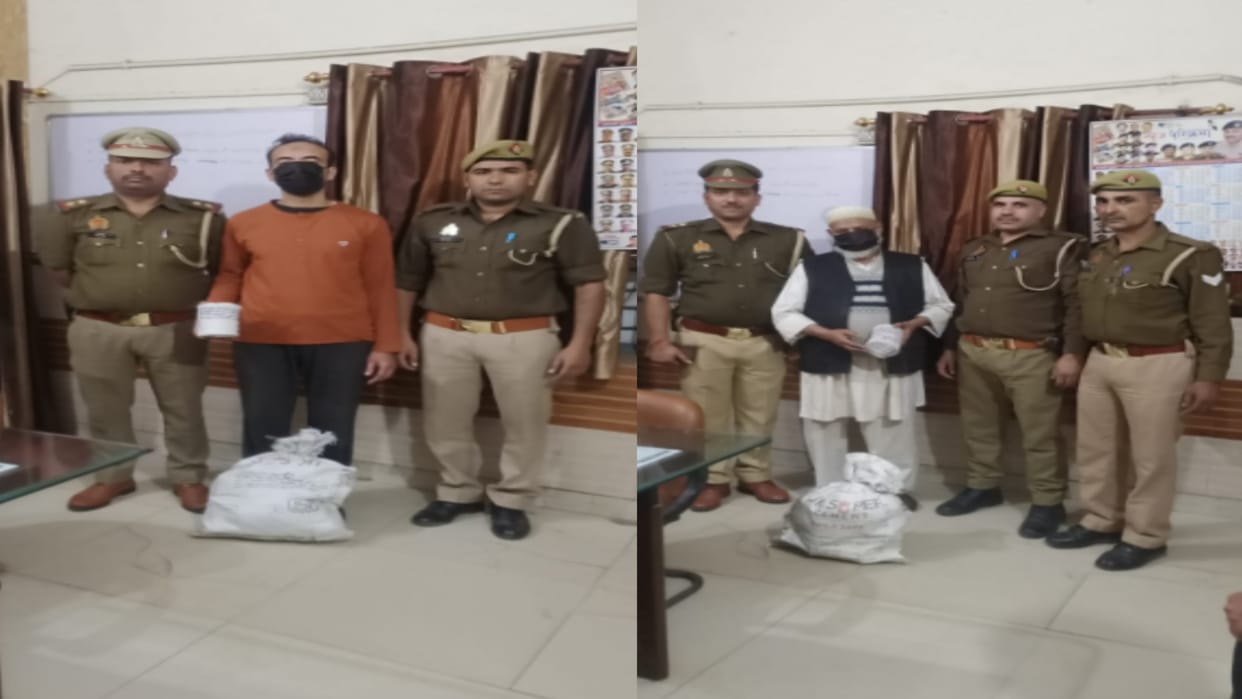 Saharanpur Police has arrested two including a shopkeeper along with a Chinese manjha