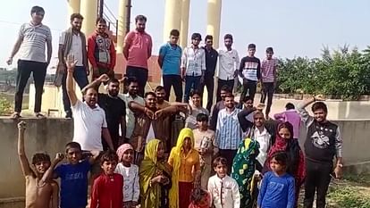Villagers protested in Dausa regarding drinking water problem