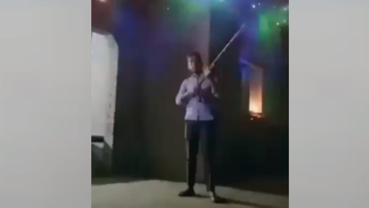 Celebratory firing video of Raebareli went viral.